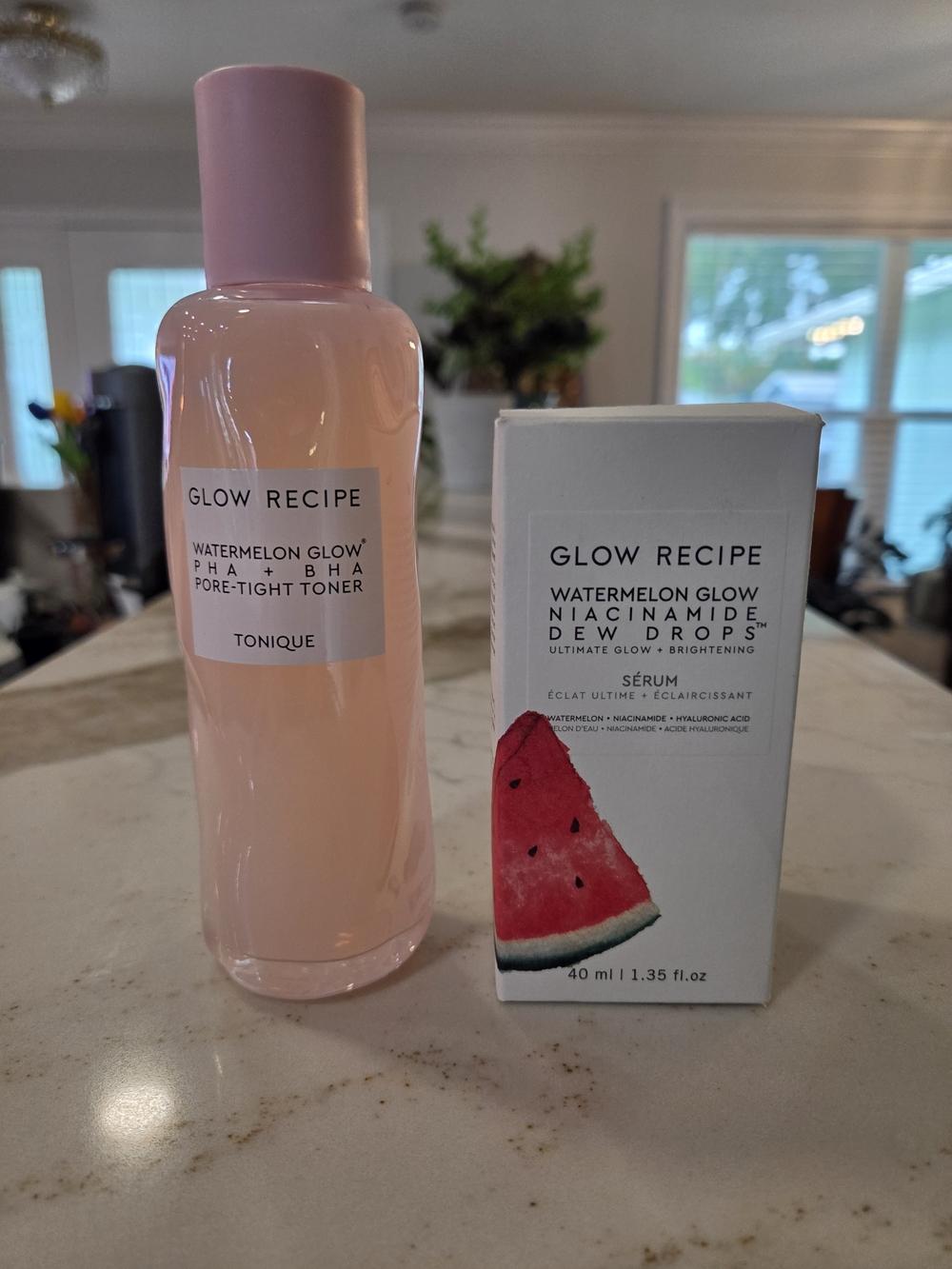 Glow Recipe Pink Watermelon Glow Toner & Niacinamide Dew Drops Duo